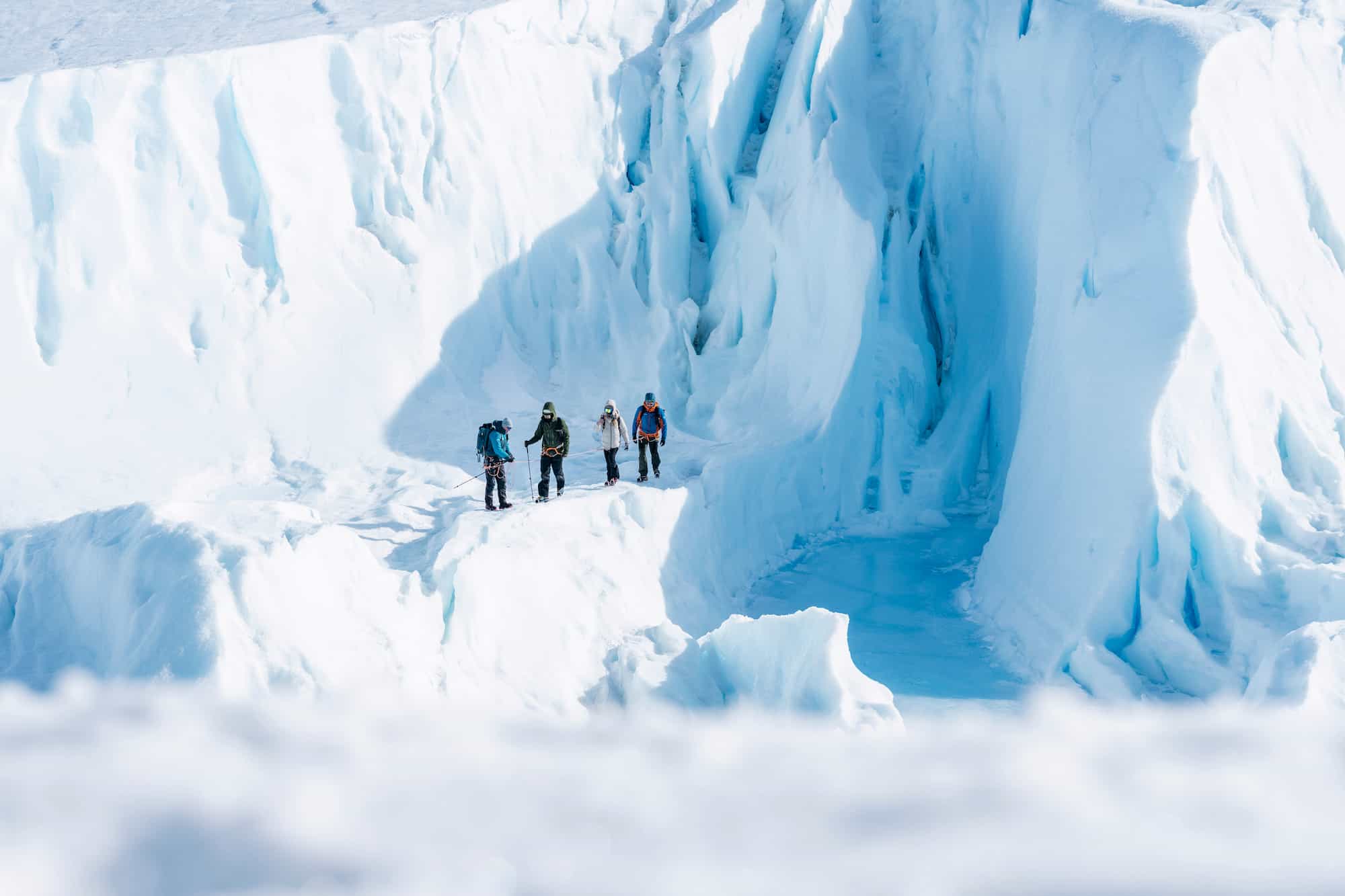 Embark on a glacier hike across the Schirmacher Oasis